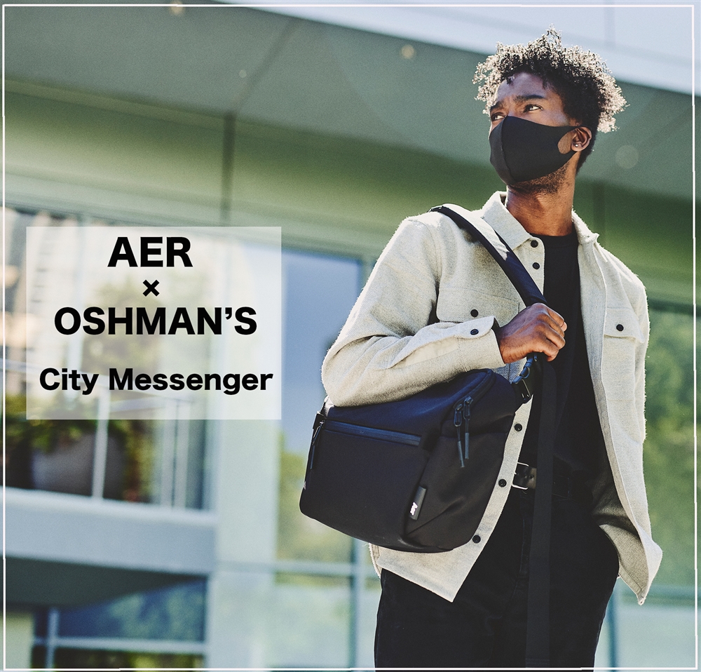 素晴らしい外見 AER(エアー) oshman's別注 messenger city ショルダー 